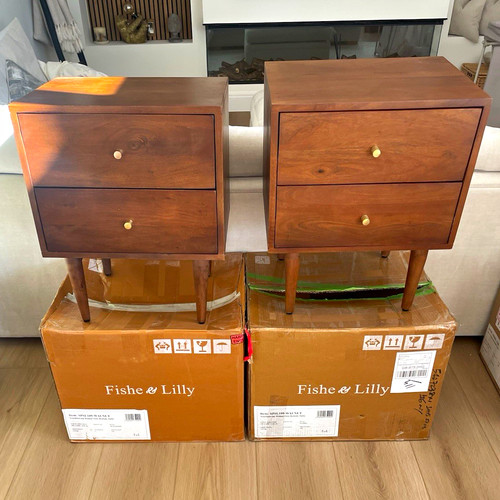 Fishe lilly matching pair - fishe, &