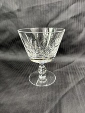 STUART Cut Crystal Low Sherbert Glass - “GLENGARRY CAMBRIDGE” - SIGNED.