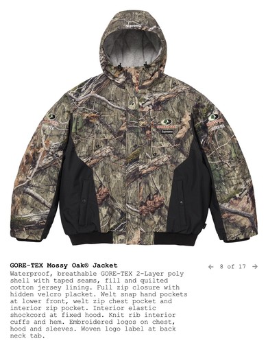 Supreme mossy oak gore - supreme,