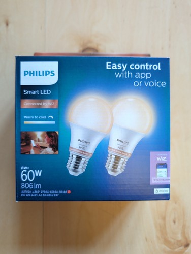Philips wiz e27 60w led - 8w-,