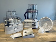 KitchenAid 5KFP1644 Artisan Food Processor and accessories In Pearl White RARE!
