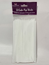Cake Pop Sticks 50 X White