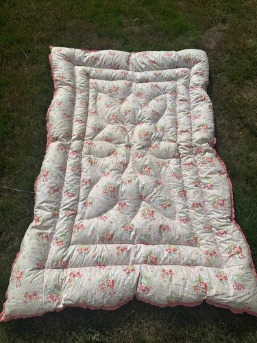 Vintage eiderdown pink cotton - pink,