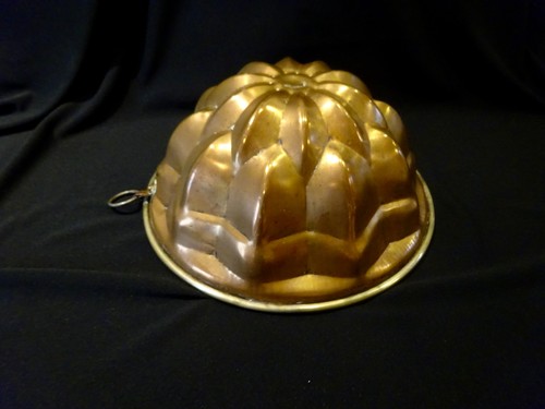 Vintage copper mold cake - vintage,