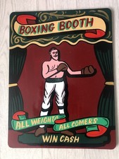 Hand Painted Boxing Booth