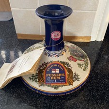 WADE BRITISH NAVY PUSSERS RUM  LORD NELSON SHIP’S  DECANTER -NO STOPPER - EMPTY 