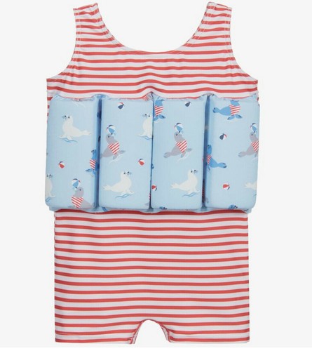 Boys float swim suit seals - float,