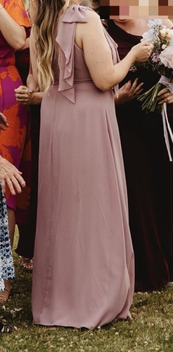 Beautiful one shoulder blush - one,