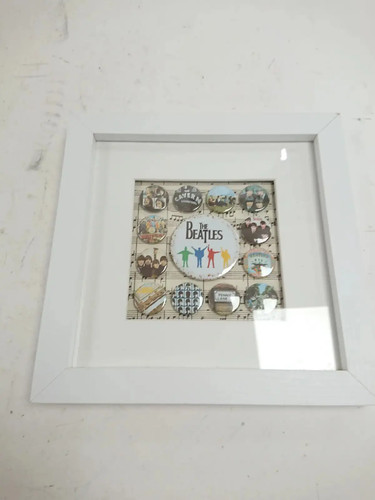 The beatles framed button - the,