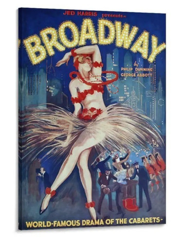 Vintage 1920s broadway musical - vintage,
