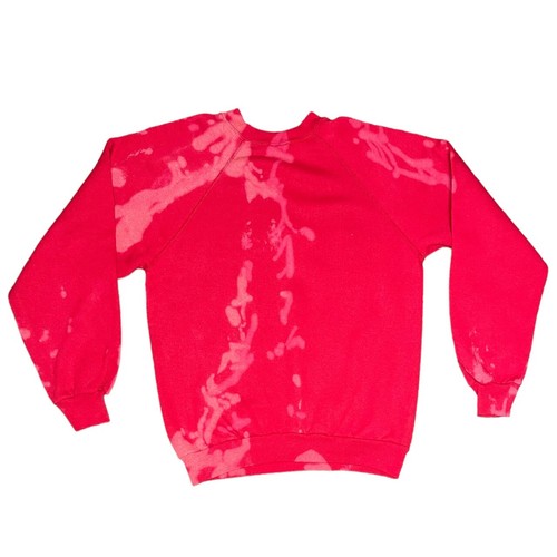 Tie dye jumper red - red, bleached