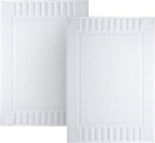 White Bath Mats Large Size 56