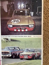 Alan Mann FORD ESCORT Works RS Mexico Twincam Mk1 BROCHURE 1970s MANUAL Handbook