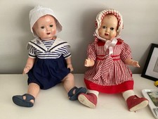 Sarold Vintage dolls Made in England boy and girl. all joints working and