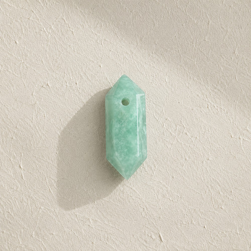Natural amazonite hexagon - amazonite,