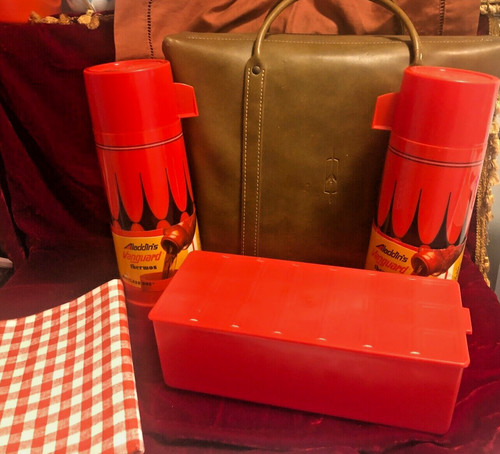Vintage alladin two thermos - vintage,