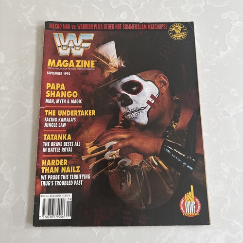 Wwf magazine september 1992 - wwf,