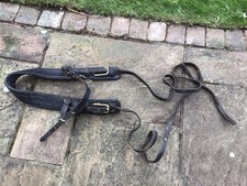 Cob Size Black Leather Driving Harness Breastplate And Traces. My Ref Ebhc28.