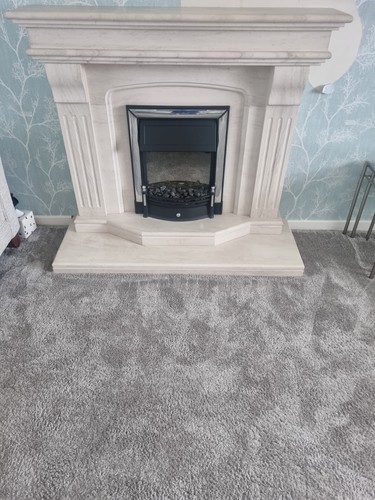 Stone fireplace mantelpiece - stone,