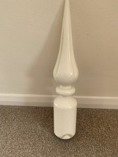 White Plastic Finial for