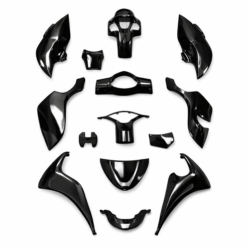 Black full body panel - black, plastics
