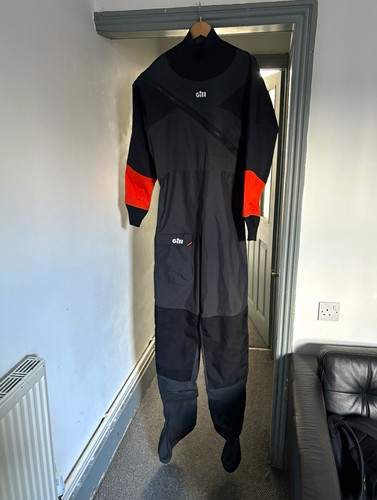 Gill drysuit black - black/grey, with