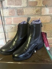 Brogini Tivoli Leather Paddock Boot Uk 5 Black RRP £55