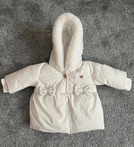 Next cream bow baby - girl, coat
