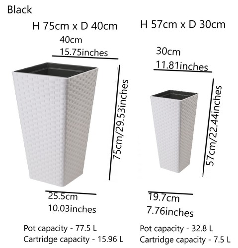 Square tall plant - tall,