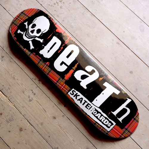 Death skateboards tartan punk - skateboards,