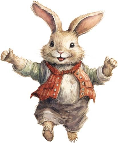 Vintage peter rabbit wall - vintage,