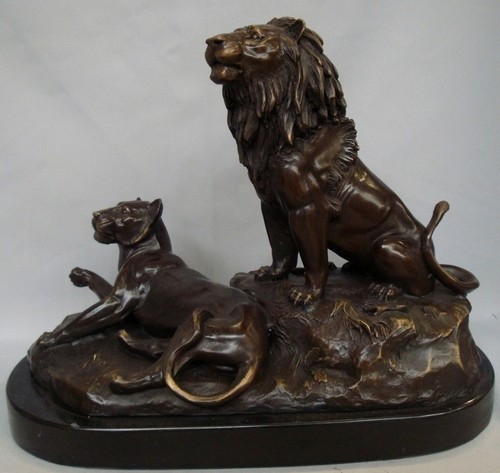 Statue lion lioness - lion,