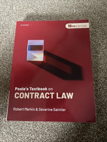 Poole textbook contract - poole’s,