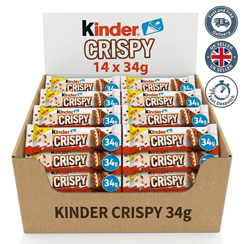 Kinder crispy 34g - crispy, case