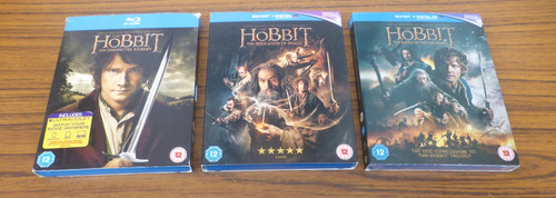 The hobbit trilogy blu ray - trilogy,