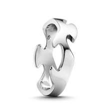 Georg Jensen Fusion Centre Ring - 18 kt. White Gold. #1368 A