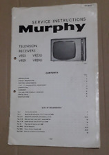 Murphy V923  V929 V923U V929U  Television Service Instructions Manual