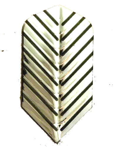 Dart flights silver with - flights,