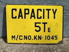 Post War Enamel Sign. Indian