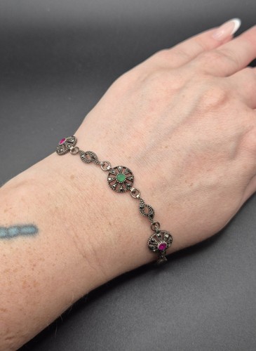 Vintage oxidized silver - oxidized,