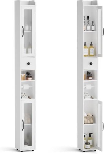 Tall bathroom storage cabinet - tall,