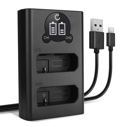 Usb dual charger for - usb, nikon