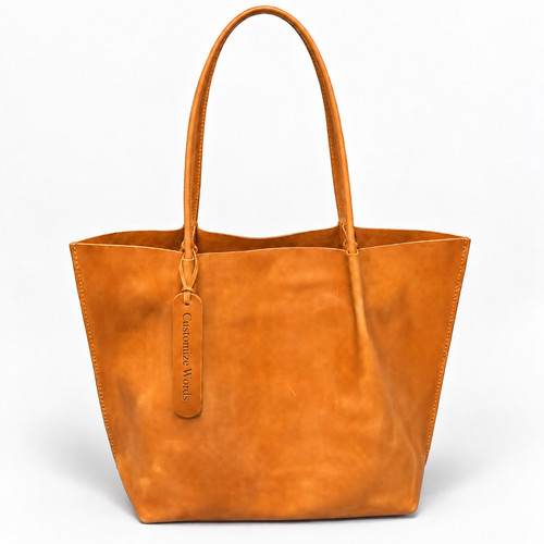 Women genuine leather - leather, tote