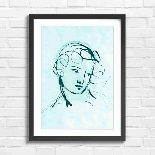 Minimalist line drawing - line,