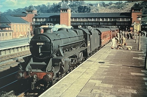 35mm slide steam loco - slide, br