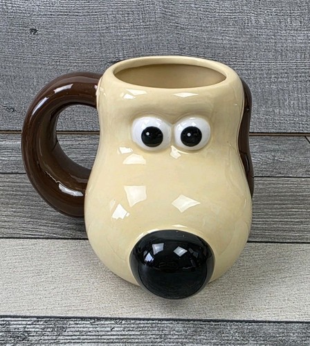 Gromit ceramic mug half moon - ceramic,