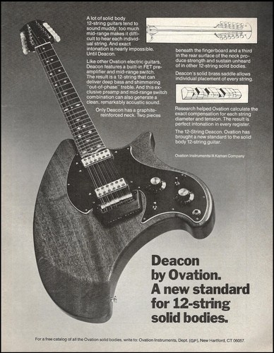 1978 ovation string deacon - 1978, 12-string