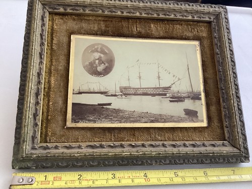 Antique inset framed glazed - , framed/glazed