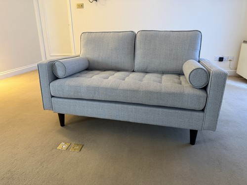 Modern grey seater sofa - modern,