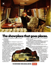 1977 GMC MOTORHOME PRINT AD